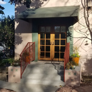 Hardscaping and backyard in Studio City
