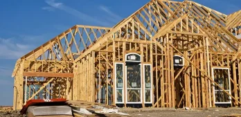 New Home Construction Wood Framing
