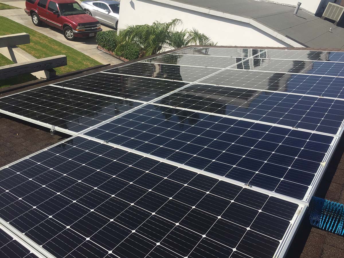 Solar Panel Cleaning Service - Los Angeles CA